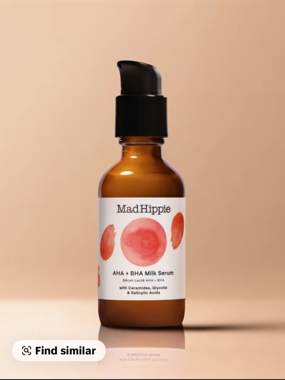 Mad Hippie AHA + BHA Milk Serum – Pink Accent